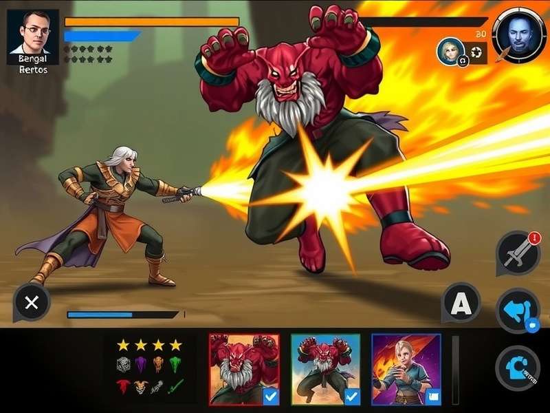 Bengal Rampage Fighters character selection screen