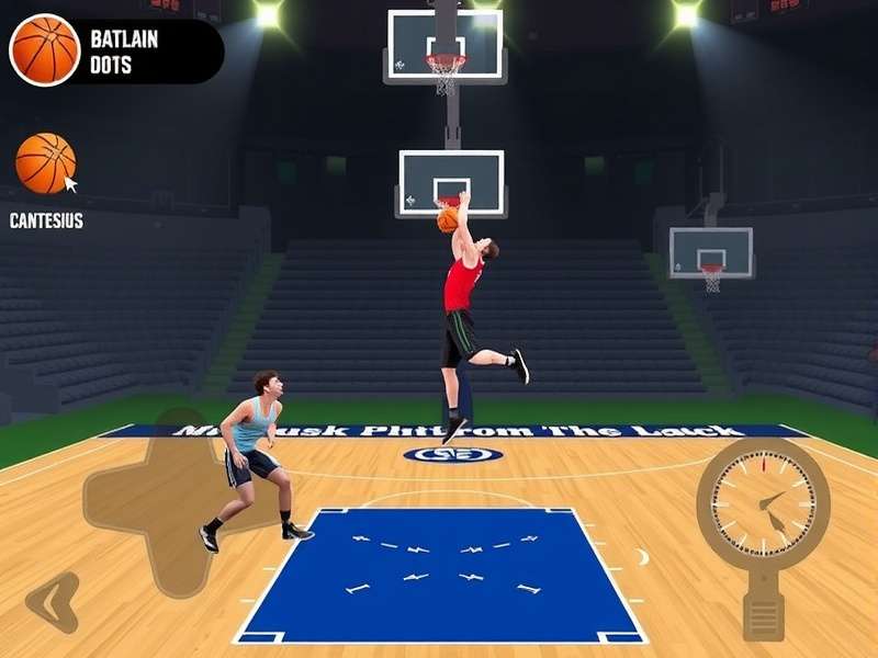 Dunk Showdown IN control scheme and interface