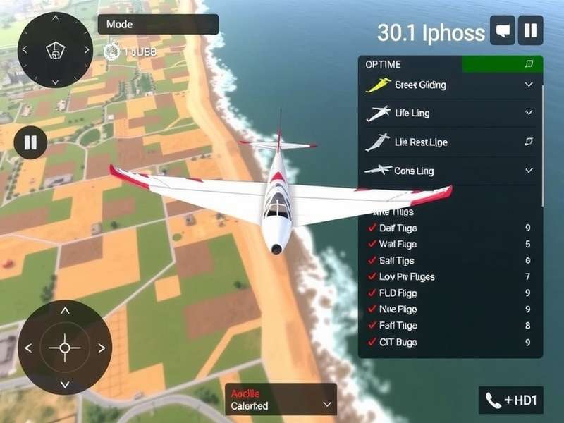 Goa Speed Glider Legend customization menu showing various glider options
