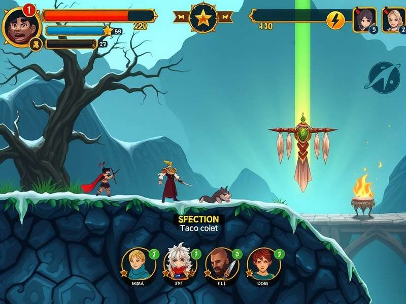 Fantasy Realm Escape gameplay screenshot showing character exploration