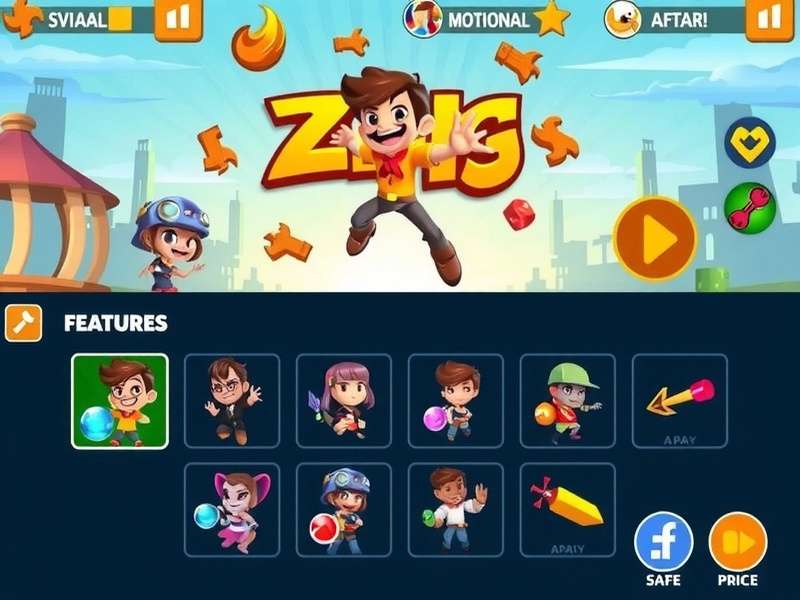 Zap Zoom Vadodara Zing gameplay screenshot showing vibrant colors and dynamic action