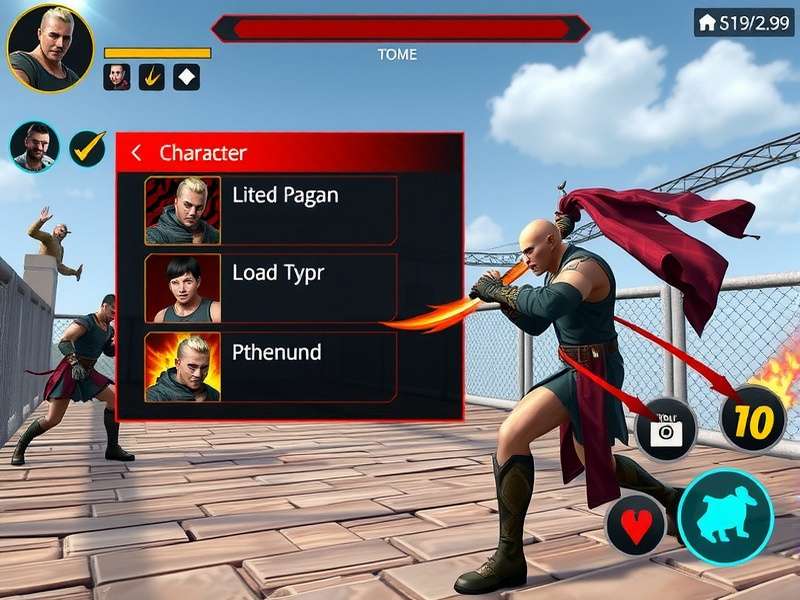 Scorching Strike battle arena showing combat mechanics