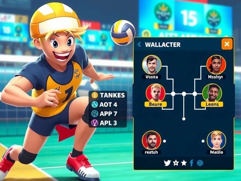 Volley Dynamo Kings tournament bracket showing competitive matchups