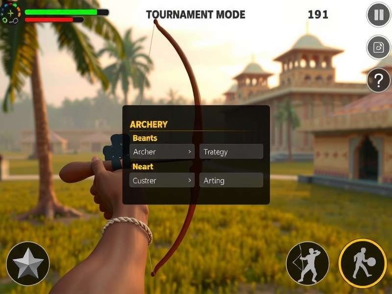 Kerala Archer Elite tournament mode interface