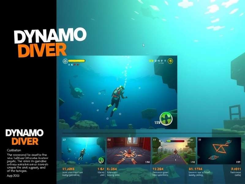 Dynamo Diver gameplay screenshot showing underwater environment