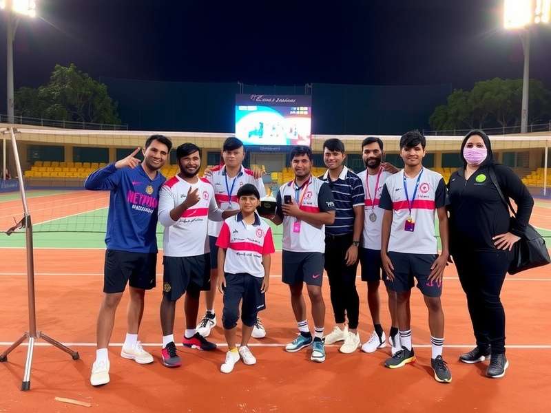 Rangareddy Volley Dynamos trophy collection