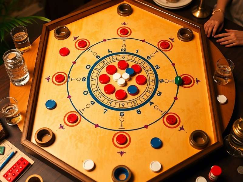 Advanced carrom strategy diagrams and shot planning
