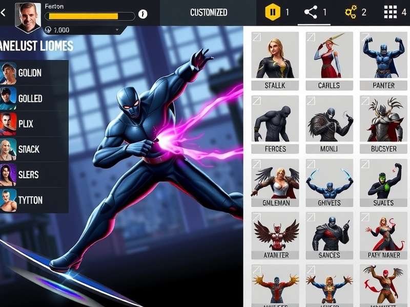 Panther S Intense Power gameplay screenshot showing action sequence