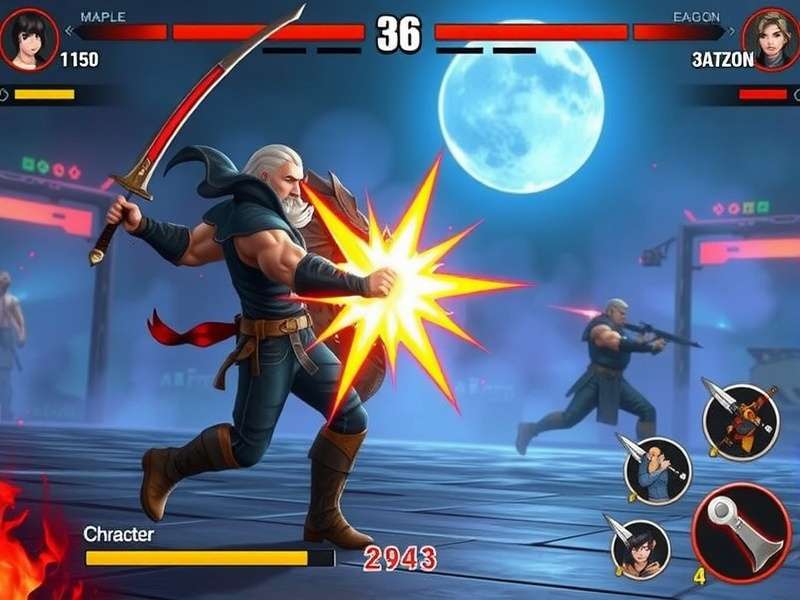 Scorching Strike character selection screen