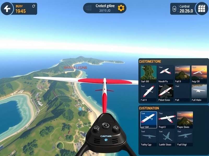 Goa Speed Glider Legend control interface and HUD display