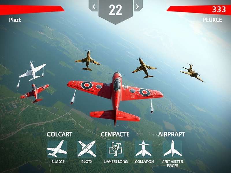 Hot Chili Fighter Ace gameplay screenshot showing aerial combat
