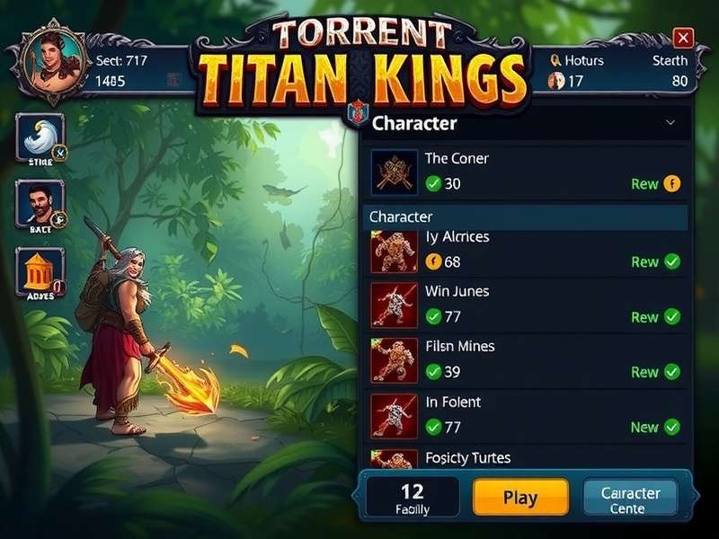 Torrent Titan Jungle Kings gameplay screenshot showing jungle environment