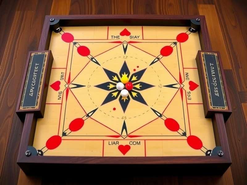 Historical carrom boards and pieces evolution