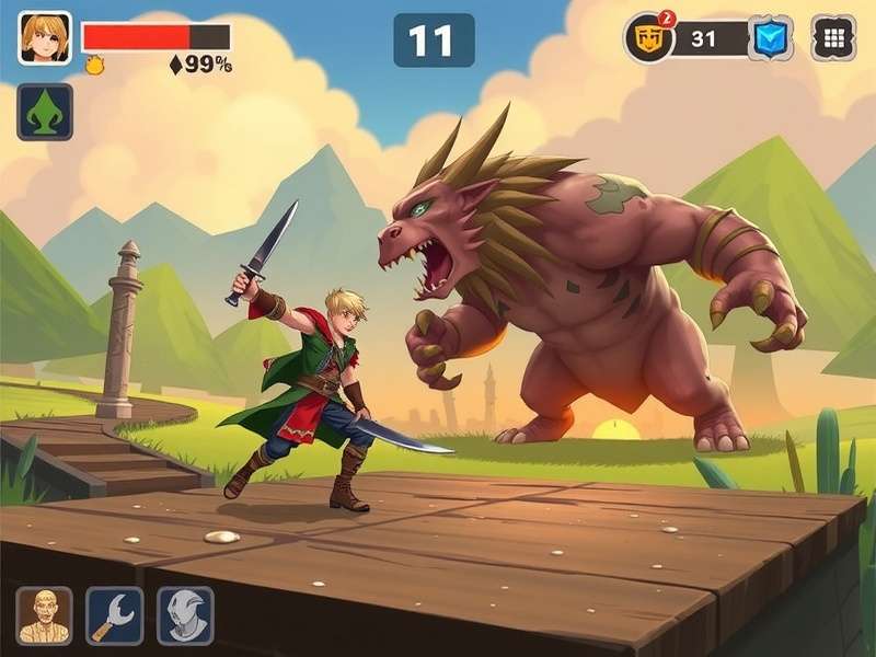 Swift Ginger Vanquisher boss battle scene