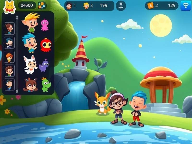 Pojo and Friends character selection screen showing diverse roster