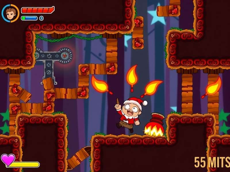 Hot Cinnamon Frenzy level design showing intricate puzzles