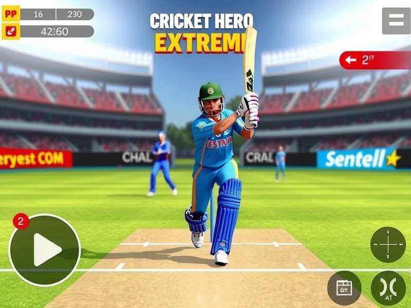 Cricket Hero Extreme Game Screenshot