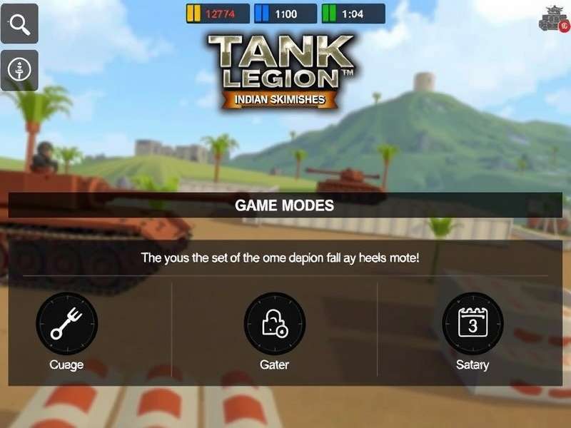 Tank Legion: Indian Skirmishes gameplay screenshot