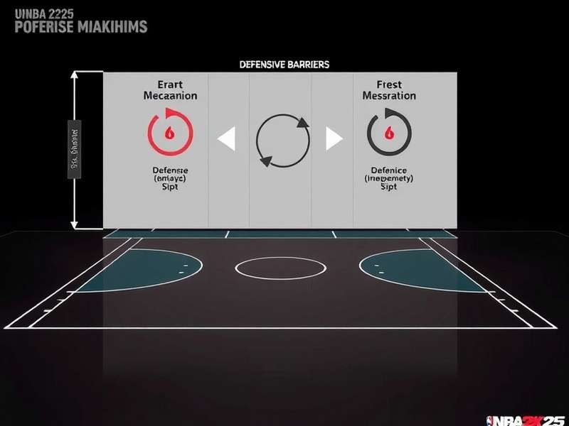 NBA 2K25 Defensive Barriers gameplay screenshot