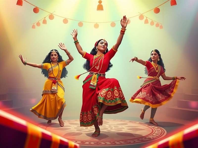 Lavani Lively Legends gameplay showcasing traditional dance and vibrant colors
