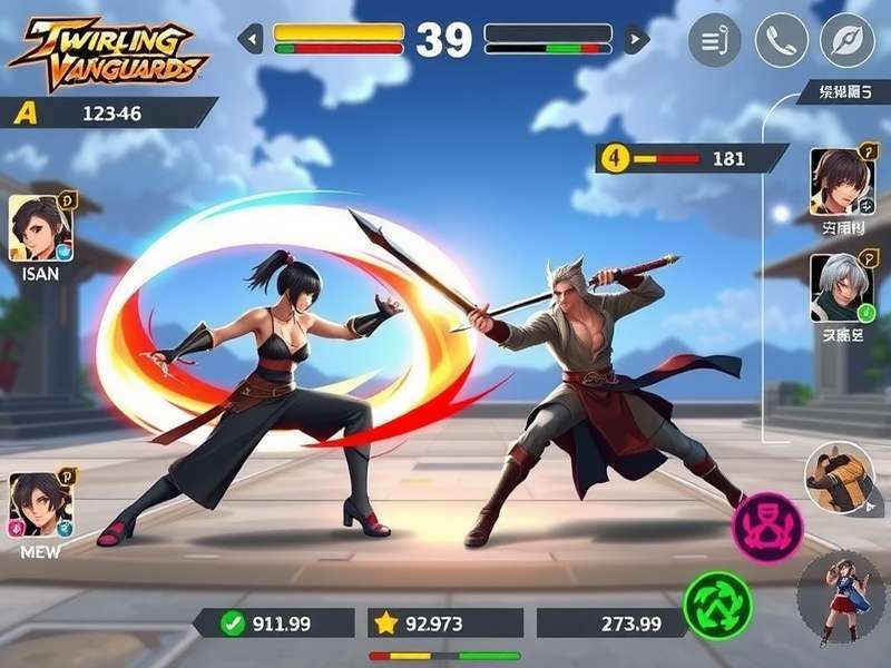 Twirling Blade Vanguards development team working