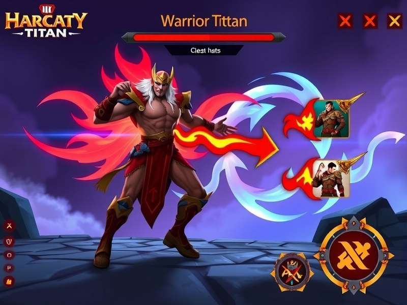 Inferno Warrior Titan strategy guide showing ability rotations
