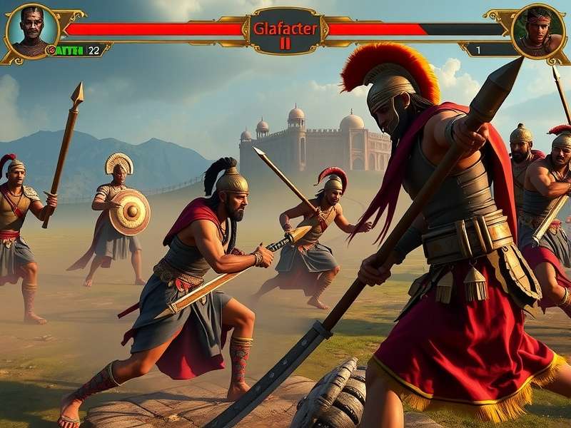 Dibrugarh Gladiator Glory combat scene with traditional Indian weapons