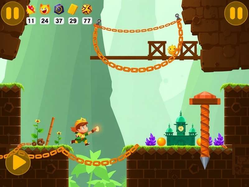 Ginger Rush Hero environment showcasing Indian architecture