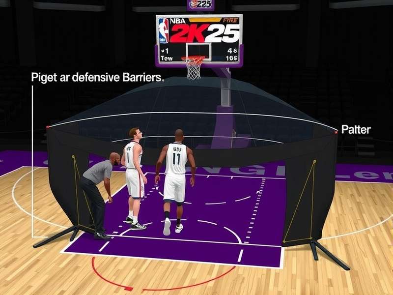 NBA 2K25 defensive mechanics illustration