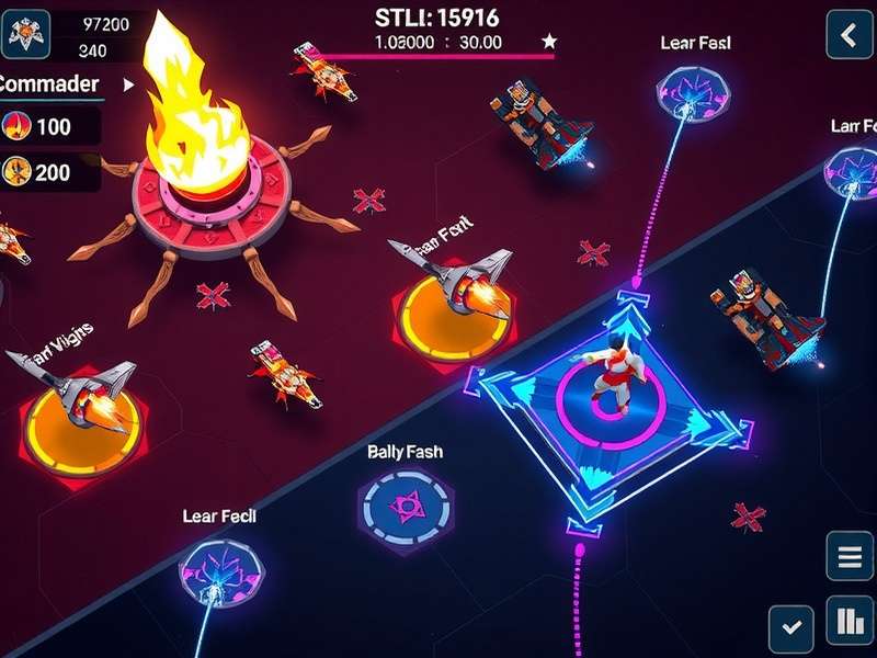 Pepper Apex Commander gameplay screenshot showing strategic battle