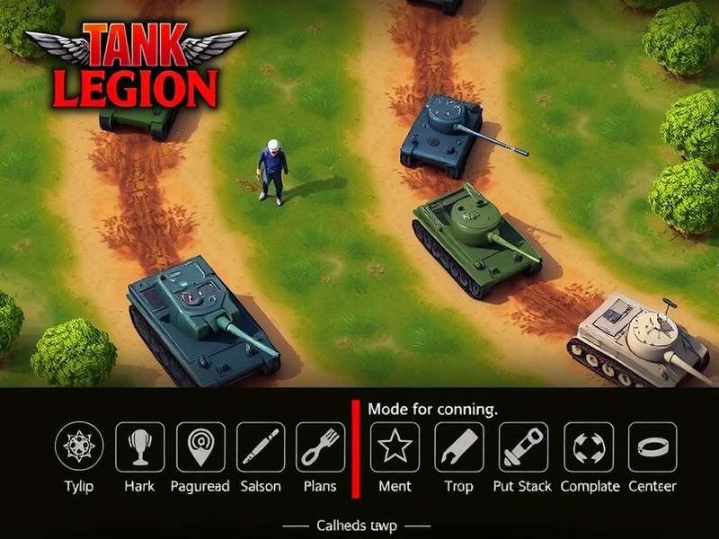 Tank Legion game modes selection screen