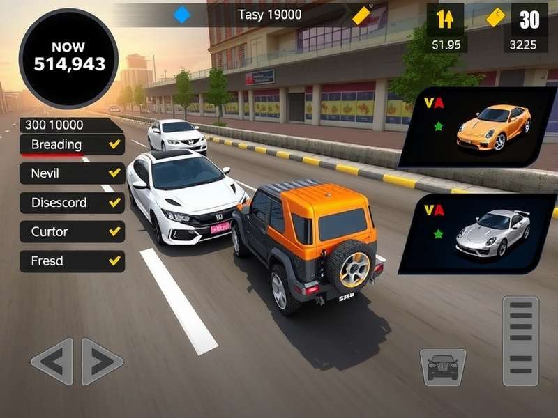 Saffron Speed Titan vehicle customization interface