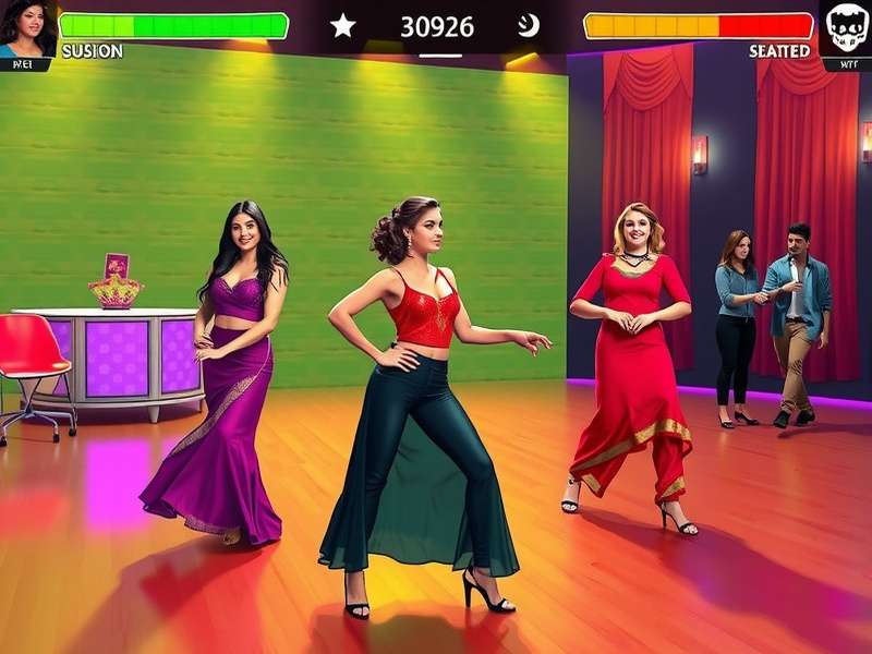 Character customization options in Salsa With Bollywood Twist