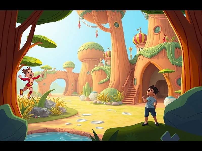 Ginger Adventure Land gameplay screenshot showing vibrant environments