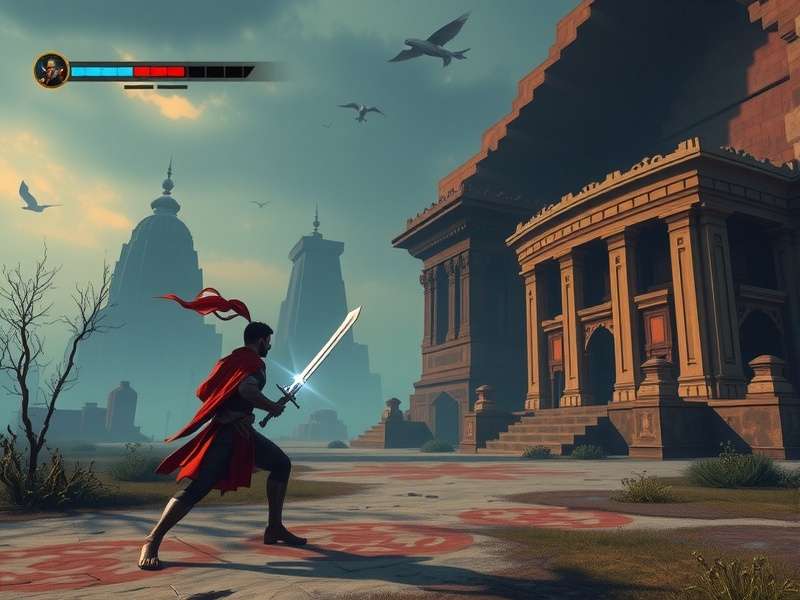 Bharat S Blade gameplay screenshot showing combat