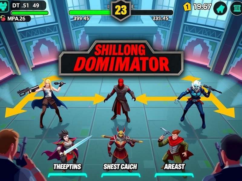 Shillong Showdown Dominator battle arena showing team combat