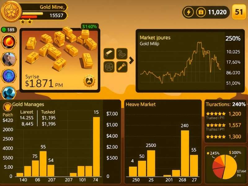 Guwahati Gold Rush gameplay screenshot showing gold mining mechanics