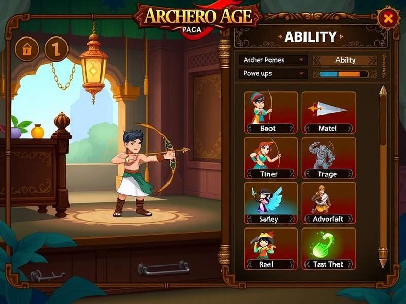 Archero Age India Saga gameplay screenshot showing character in Indian-inspired environment