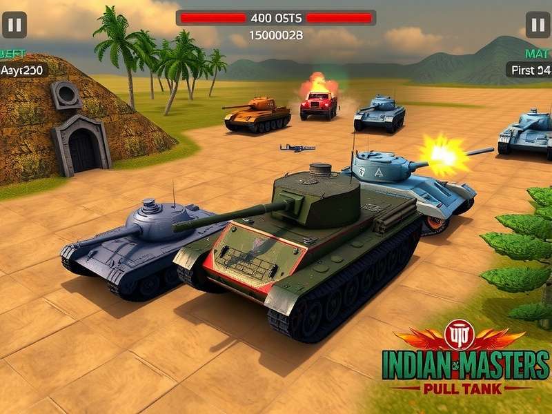 Indian Tank Masters battle scene