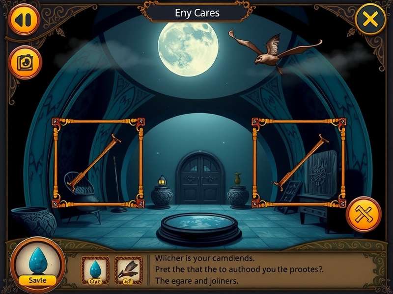 Nocturnal Secrets Journey gameplay screenshot showing moonlit environment