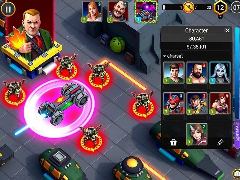 Dominator Victory character selection screen