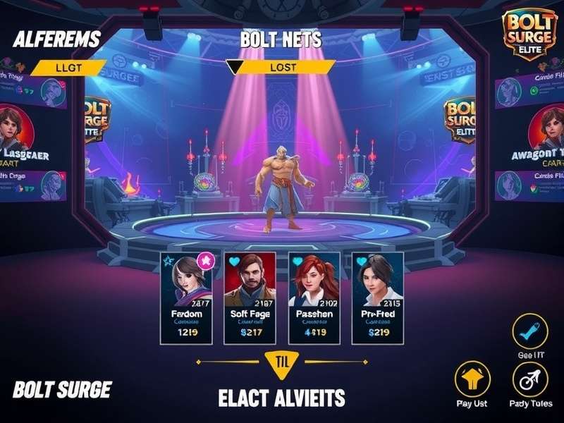 Bolt Surge Elite esports tournament scene