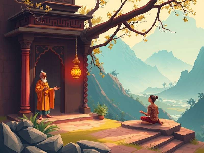 Soulful Expedition meditation scene with beautiful visuals