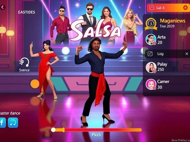 Salsa With Bollywood Twist gameplay showing fusion dance moves