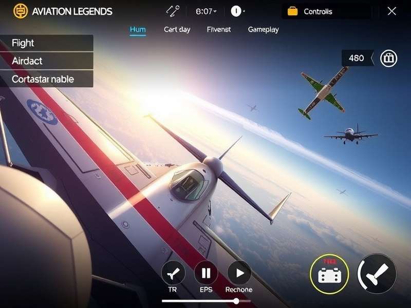 Advanced flight techniques in Aviation Legend Master