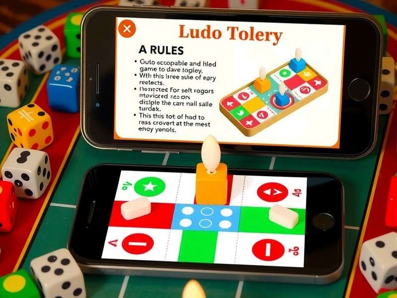 Ludo Glory rules illustration showing token movement