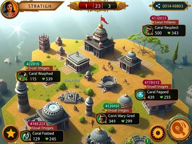 Chola Vanguard gameplay screenshot showing strategic map