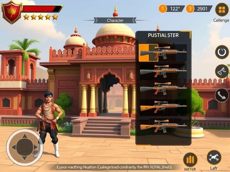 Haryanvi Royal Shield character selection screen