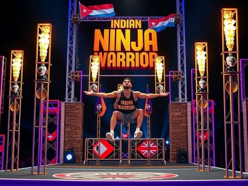 Indian Ninja Warrior champions celebration