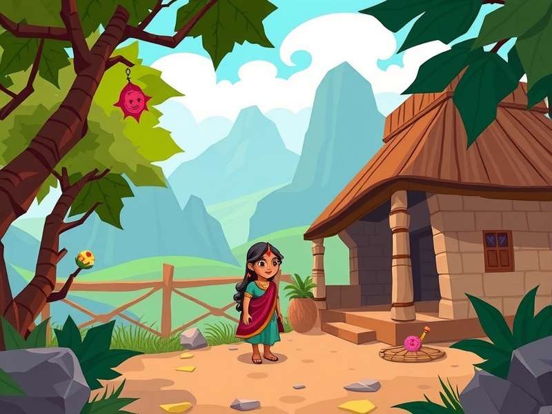 Rani S Pixel Journey story scene showing character interaction